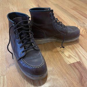 Mahogany Red Wing Heritage Moc-Toe Boots size 7